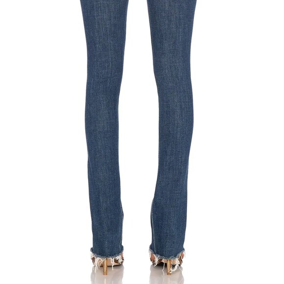 MOTHER Jeans The Runaway Fray in Girl Crush | Size 28 | Flare Raw Hem - Picture 7 of 16